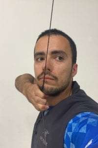 good recurve upper body posture and head position