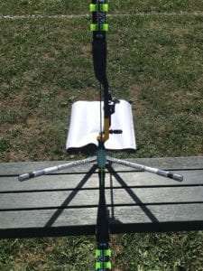 W&W TFT riser showing centreshot adjustment for recurve tuning