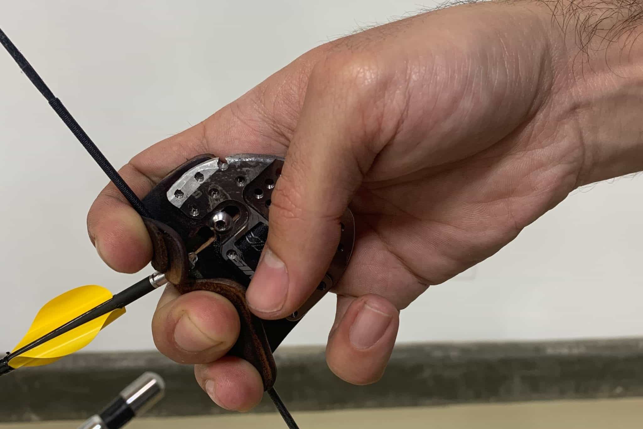 recurve hook thumb and finger placement 1 Online Archery Academy