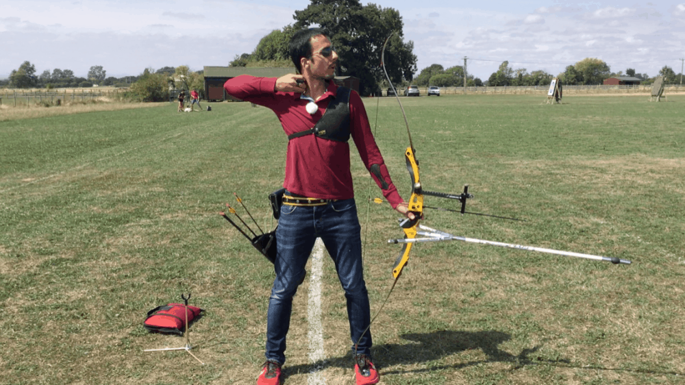 Recurve Archery Drills – Release Hand Along Neck