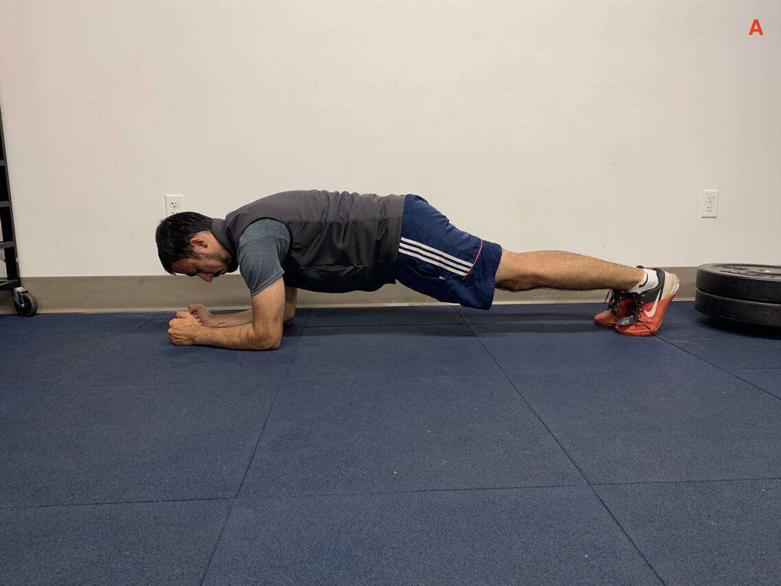Front plank on sale