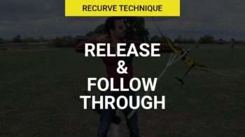 recurve archery release technique