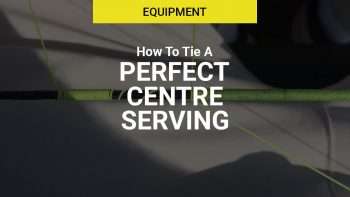 how to tie a centre serving