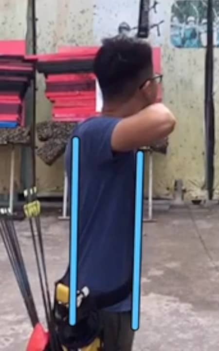 good archery posture