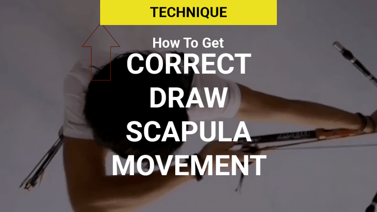 correct draw scapula movement