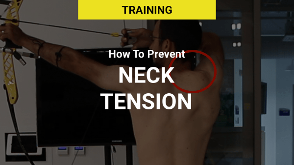 recurve archery neck tension