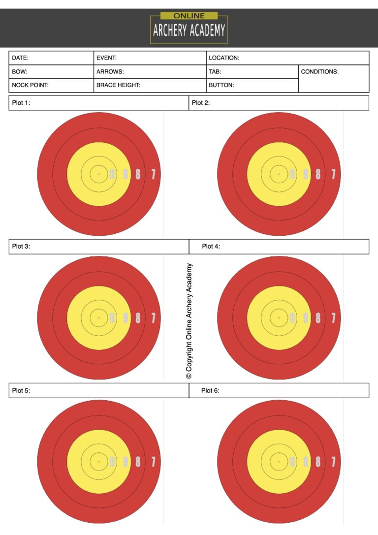 archery tuning sheet pdf