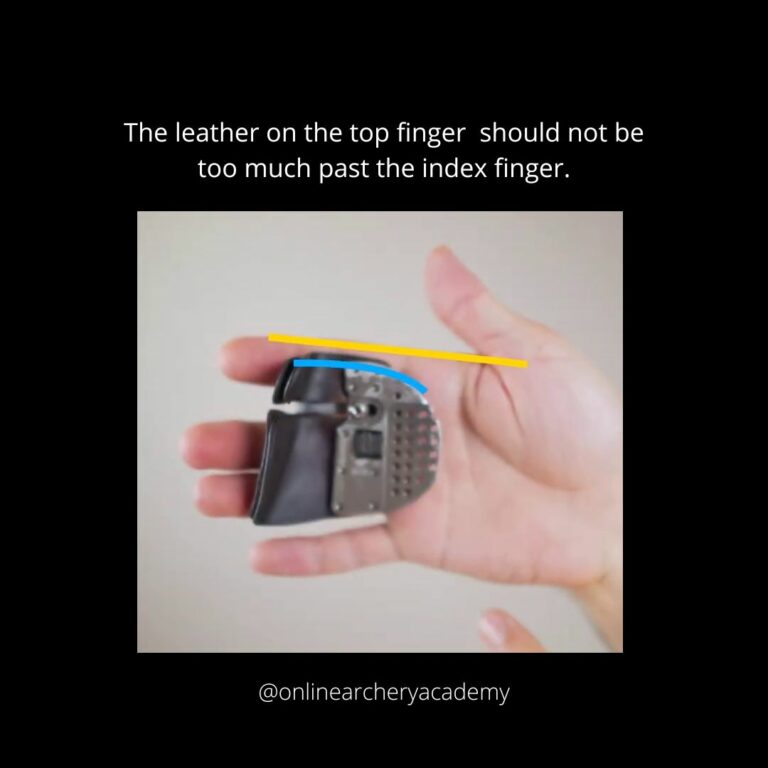 Index finger finger tab size guide